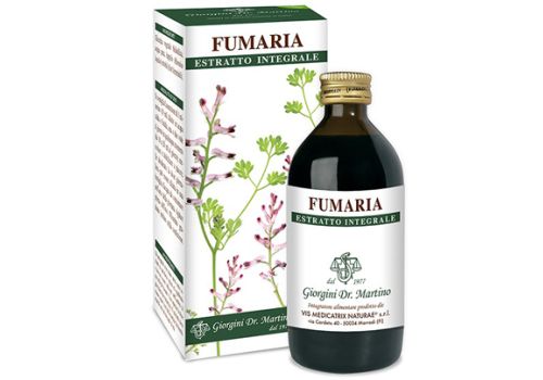 Fumaria estratto integrale per la funzione digestiva e depurativa dell'organismo 200ml