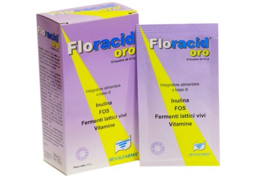 Floracid Oro integratore per il benessere intestinale 10 bustine orosolubili