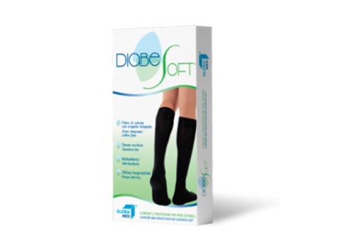 Diabesoft gambaletto nero taglia l