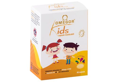 Omegor Kids integratore per le ossa e il sistema immunitario 60 capsule masticabili