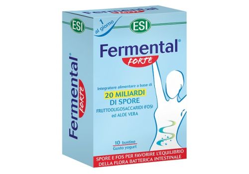 Fermental Forte integratore per l'equilibrio della flora batterica intestinale 10 bustine
