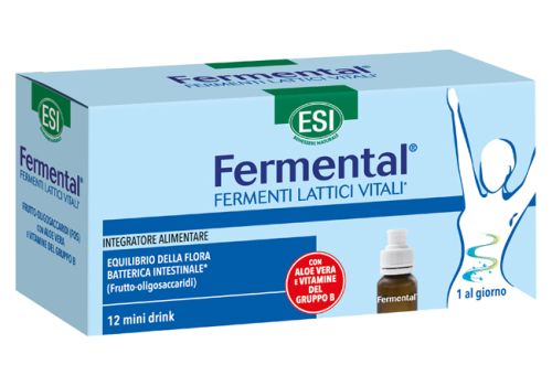 Esi Fermental fermenti lattici vitali per l'equilibrio della flora batterica intestinale 12 mini drink da 10ml