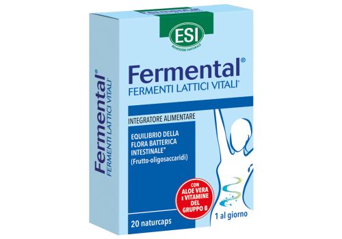Fermental integratore per l'equilibrio della flora batterica intestinale 20 capsule
