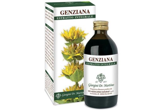 Genziana integratore per l'apparato digerente estratto integrale 200ml