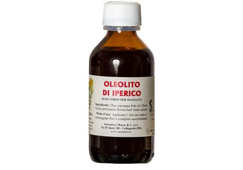 Oleolito di Iperico olio corpo per massaggi 100ml