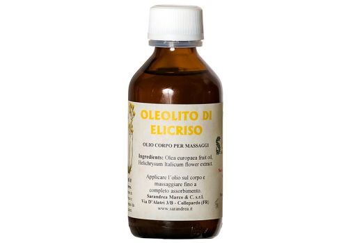 Oleolito di Elicriso olio corpo per massaggi 100ml
