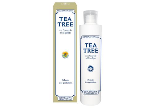 Tea Tree con Pantenolo ed Eucaliptolo shampoo doccia delicato 250ml