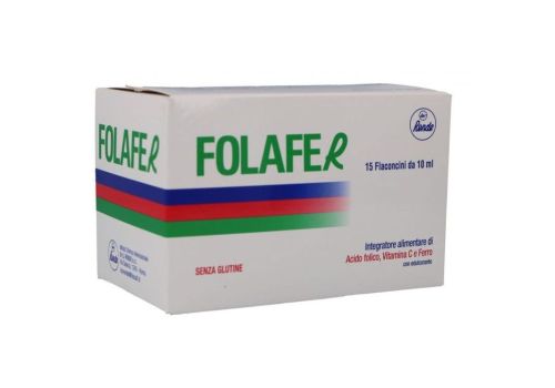 Folafer integratore di ferro e vitamina C 15 fiale