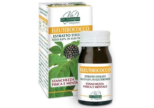 Eleuterococco estratto titolato integratore tonico contro stanchezza fisica e mentale 60 pastiglie