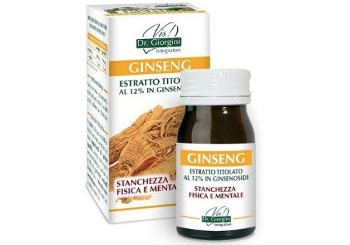 Ginseng estratto titolato integratore energizzante 60 pastiglie