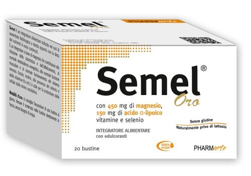 Semel Oro integratore per la tiroide e il sistema immunitario  20 bustine orosolubili