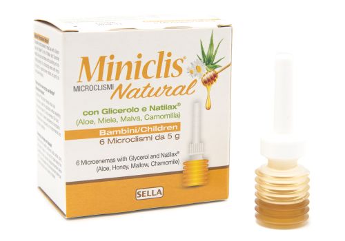MINICLIS NATURAL MICROCLISMI BAMBINI 6PZ
