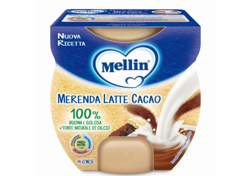 Mellin merenda latte e cacao 2 x 100 grammi