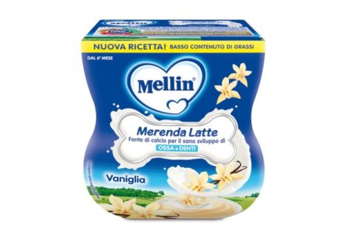 Mellin merenda latte e vaniglia 2x100 grammi
