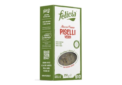 Felicia Bio mezze penne piselli verdi senza glutine 250 grammi