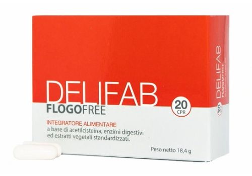 Delifab flogofree integratore antiedemigeno 20 compresse