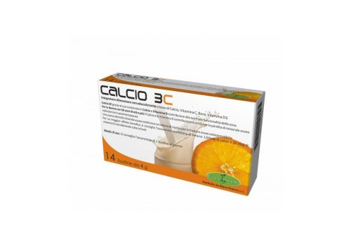 Calcio 3C integratore per il benessere delle ossa 14 bustine da 4 grammi