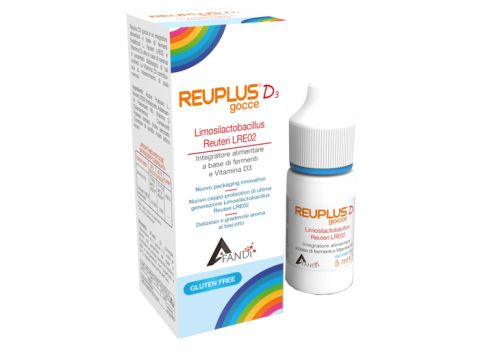 Reuplus D3 integratore di fermenti lattici e vitamine gocce orali 5ml