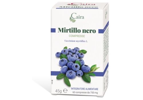 Caira Mirtillo Nero integratore antiossidante per la circolazione 60 compresse 