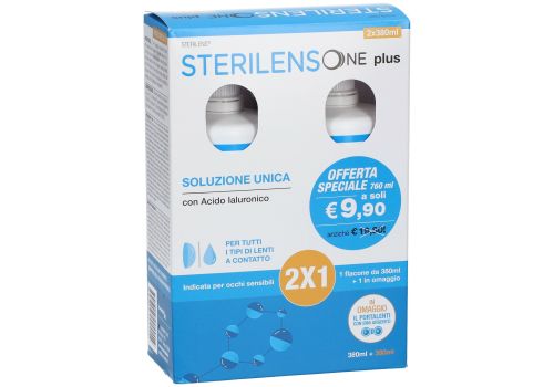 Sterilens One Plus soluzione unica per lenti a contatto 2 x 380ml