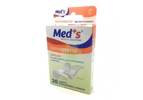 Med's Farmacerotto strips elasticizzati in tessuto non tessuto 2 formati 20 pezzi