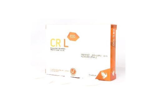 CRL 100 integratore integratore per l'equilibrio della flora batterica intestinale 15 capsule