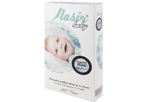 Nasir Baby irrigazione nasale per la pulizia quotidiana del naso sacca da 250ml + erogatore + siringa da 10ml