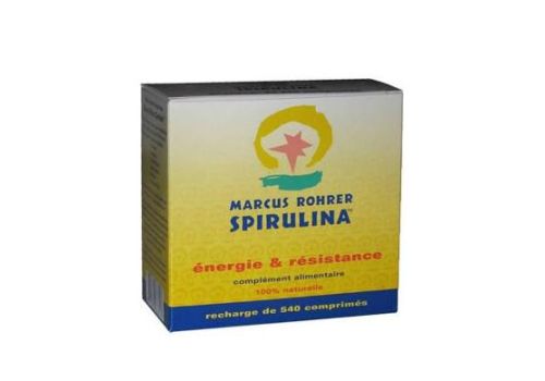 Marcus Rohrer Spirulina integratore per energia e vitalità 540 compresse