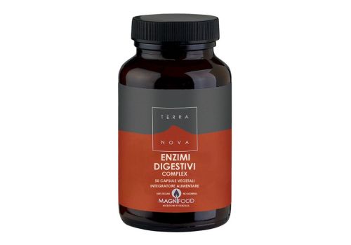 Terranova Enzimi Digestivi integratore la funzione gastro-intestinale 50 capsule