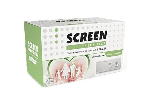Screen Test conta spermatica 2 pezzi