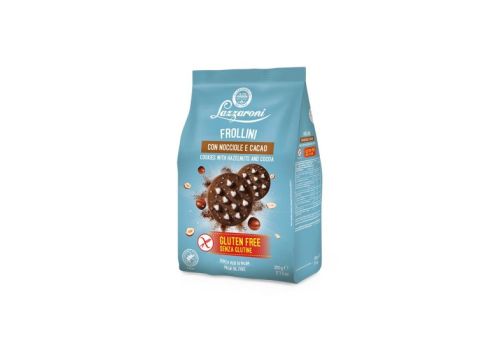 Lazzaroni senza glutine frollini con nocciole e cacao 200 grammi