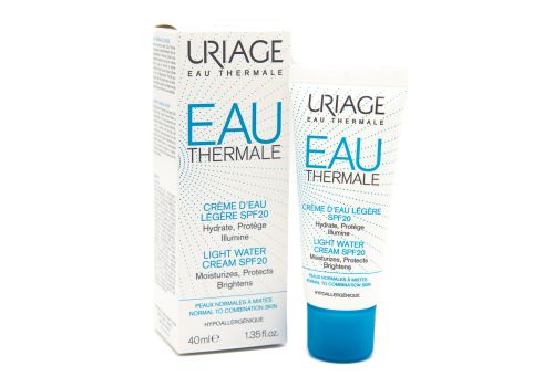 URIAGE EAU THERMALE CREMA LEGGERA ACQUA SPF20 40ML