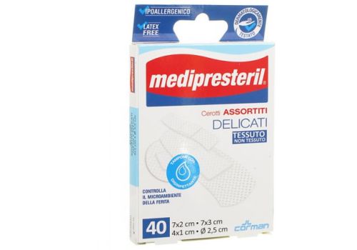 MEDIPRESTERIL CEROTTI ASSORTITI DELICATI 40PZ