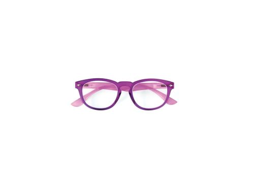 Corpootto screen viola-rosa occhiali da lettura +1,50