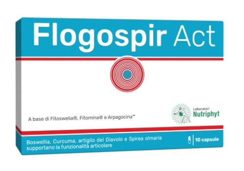 flogospir Act integratore per il benessere muscolare e articolare 10 capsule