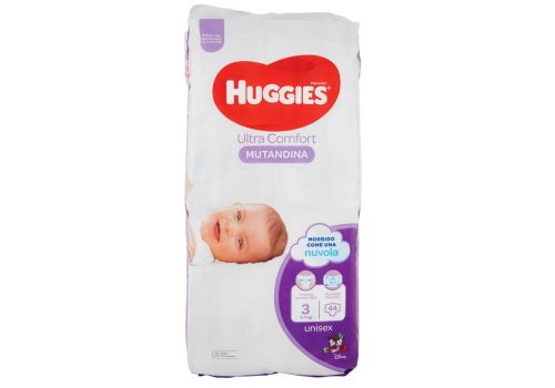 Huggies Ultra Comfort mutandina 4-9kg taglia 3 44 pezzi