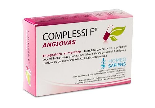 Complessi F Angiovas integratore per la circolazione 30 compresse