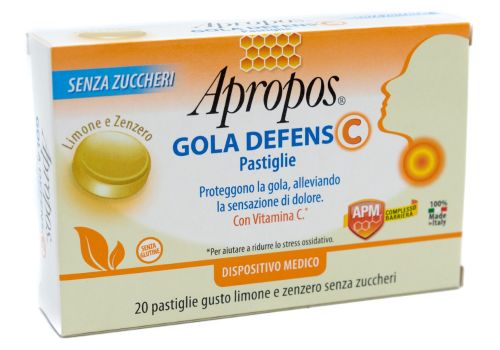 APROPOS GOLA DEFENS C 20 PASTIGLIE GUSTO LIMONE/ZENZERO