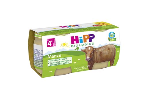 HIPP BIO OMOG MANZO 2X80G