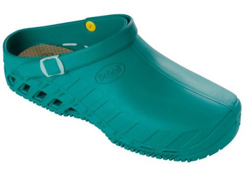 Scholl Clog Evo calzatura sanitaria professionale colore smeraldo misura 38-39