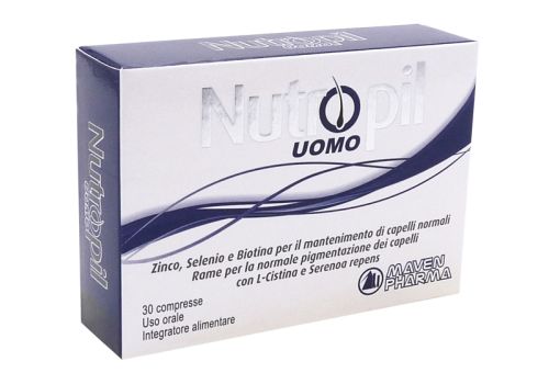 Nutropil Uomo integratore per il benessere dei capelli 30 compresse