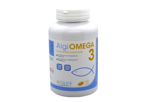 Algiomega 3 integratore per la funzione cardiaca e cerebrale 120 perle