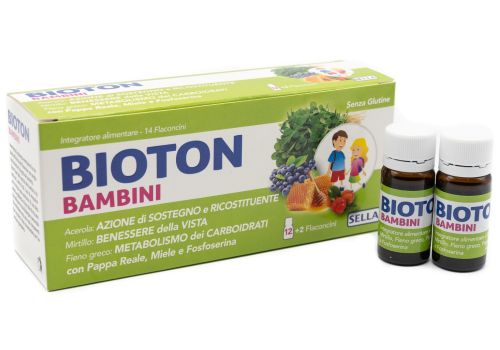 BIOTON BAMBINI INTEGRATORE ALIMENTARE 14FL