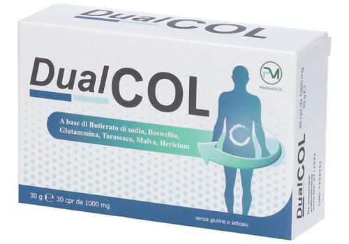 Dualcol integratore per la funzione intestinale 30 compresse