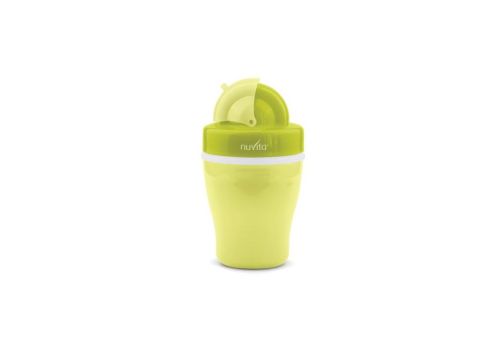 Nuvita tazza con cannuccia e isolamento termico colore verde