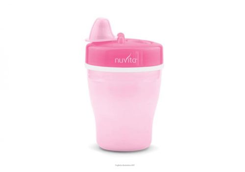 Nuvita tazza con beccuccio e isolamento termico colore rosa