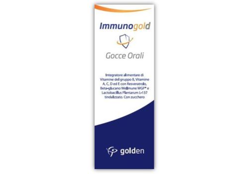 Immunogold integratore per il sistema immunitario gocce 30ml