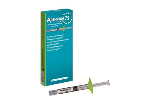 Arthrum Visc 75 siringa pre-riempita per terapia intra-articolare 3ml