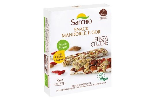Sarchio monoporzione mandorle e goji senza glutine 20 grammi