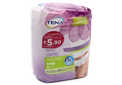 TENA LADY PANTS DISCREET M 6PZ
